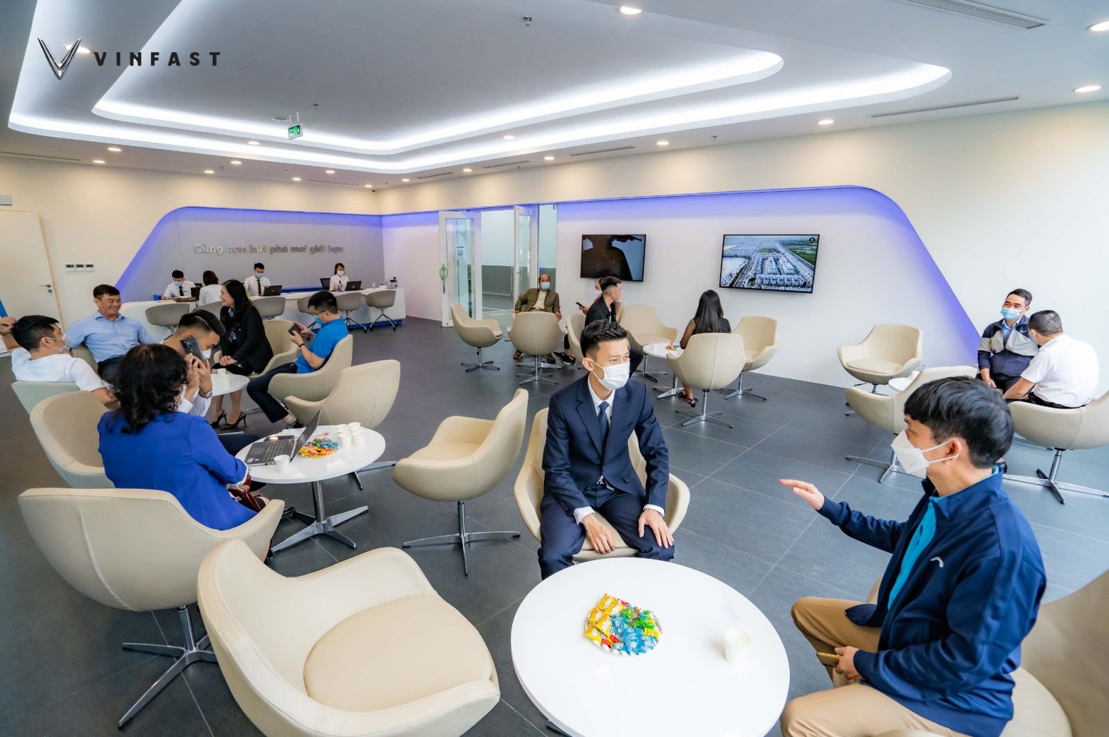 Khu vực Phòng chờ dịch vụ VinFast