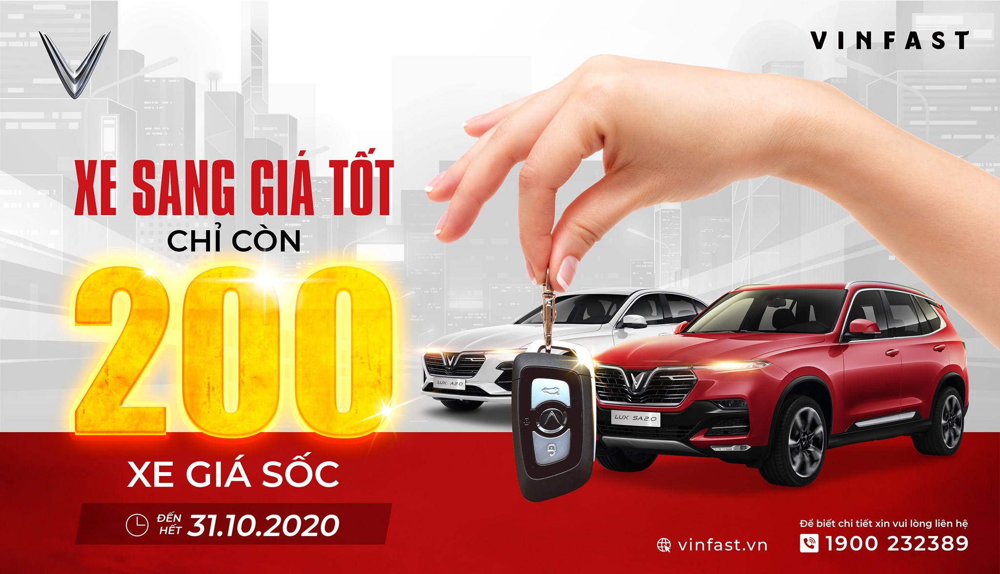 XE SANG GIÁ TỐT, CHỈ CÒN 200 XE VỚI GIÁ SIÊU ƯU ĐÃI